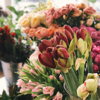 Altijd verse bloemen en een grote variatie aan keuze